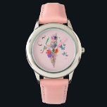 Elegant Free Palestine Watch. Kinder horloge<br><div class="desc">Ontdek onze gelimiteerde Palestijnse Kinder horloge met Palestijns thema, het leukste Palestijnse horloge ooit ontworpen, met een prachtig gemaakte plattegrond van de bloem van Palestina en het woord 'Palestine' in Arabisch schrift, gekleurd met Palestijnse vlag. Show uw steun en solidariteit met dit bijzondere uurwerk. Dit schattige horloge met het thema...</div>