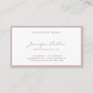 Elegant Freehand Script-minimalistisch, eenvoudig, Visitekaartje