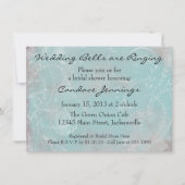 Elegant French Blue Toile Custom Invitation Kaart (Voorkant)