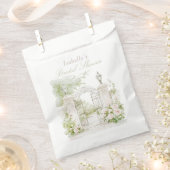 Elegant French Chateau Pastel Bridal Garden  Bedankzakje (Geknipt)