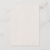 Elegant French Chateau Wedding Details  Informatiekaartje (Achterkant)