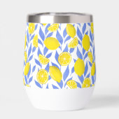 Elegant French Country Lemon Blue Botanical (Achterkant)