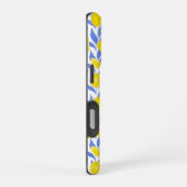 Elegant French Country Lemon Blue Botanical iPhone Hoesje (Rechterkant)