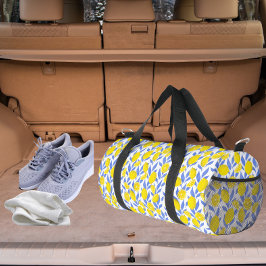 Elegant French Country Lemon Blue Botanical Plunjezak