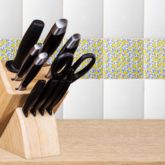 Elegant French Country Lemon Botanical Tegeltje