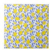 Elegant French Country Lemon Botanical Tegeltje (Voorkant)