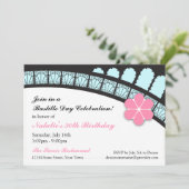 Elegant French Flair Party Invitation Kaart (Staand voorkant)