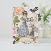 Elegant French Paris Vrijgezellenfeest Kaart (Staand voorkant)