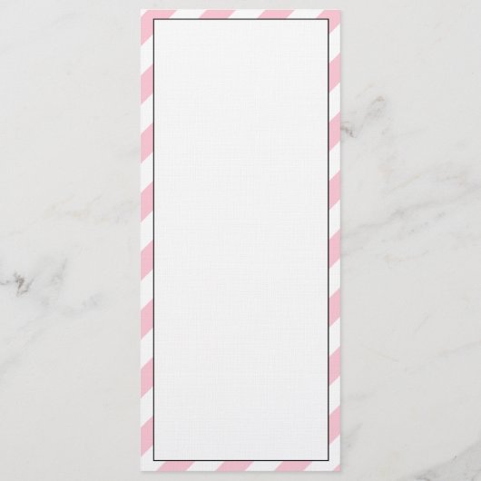 Elegant French Pink Script Wedding Menu Kaart (Achterkant)