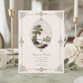Elegant French Vintage Chateau Wedding  Kaart