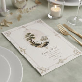Elegant French Vintage Chateau Wedding  Kaart