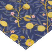 Elegant Fresh Blue Lemon wijngaarden Tafelkleed (Gekanteld)