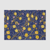 Elegant Fresh Blue Lemon wijngaarden Tissuepapier (Voorkant)