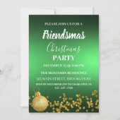 Elegant Friendsmas - Uitnodiging voor kerstfeestda (Voorkant)
