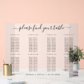 Elegant Frosted Acryl Zittingkaart voor Bruiloft Acryl Bord (Huwelijk)