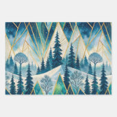 Elegant Frozen Dawn Holiday Inpakpapier Vel (Voorkant 2)