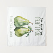 Elegant Fruit Brunch Perfect Pear Bridal Shower Wandkleed (Voorkant (horizontaal))