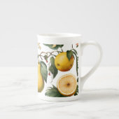 Elegant Fruit Waterverf Bone China Mokken (Rechts)