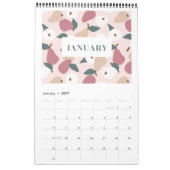 Elegant Fruity Patronen Kalender (Jan 2027)