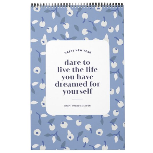 Elegant Fruity Patronen Kalender (Hoes)