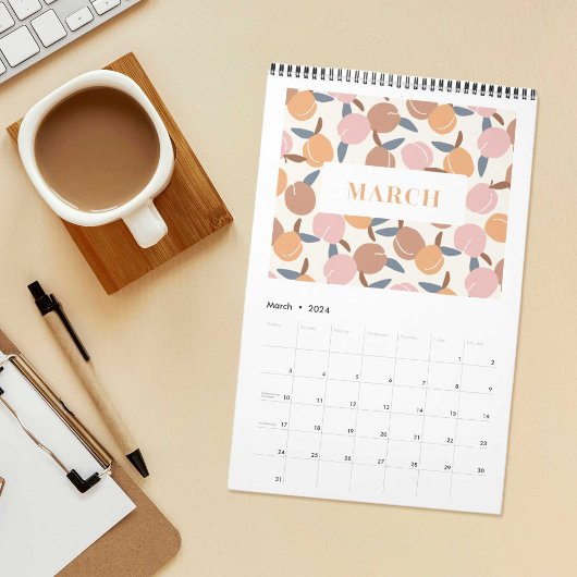 Elegant Fruity Patronen Kalender