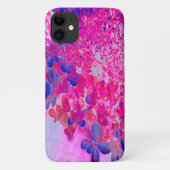 Elegant Fuchsia and Dark Blue Limited Hydrangea Case-Mate iPhone Case (Achterkant)