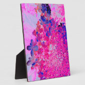 Elegant Fuchsia and Dark Blue Limited Hydrangea Fotoplaat (Zijkant)