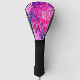 Elegant Fuchsia and Dark Blue Limited Hydrangea Golfheadcover