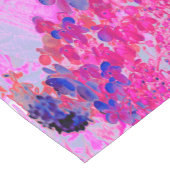 Elegant Fuchsia and Dark Blue Limited Hydrangea Korte Tafelloper (Hoek)