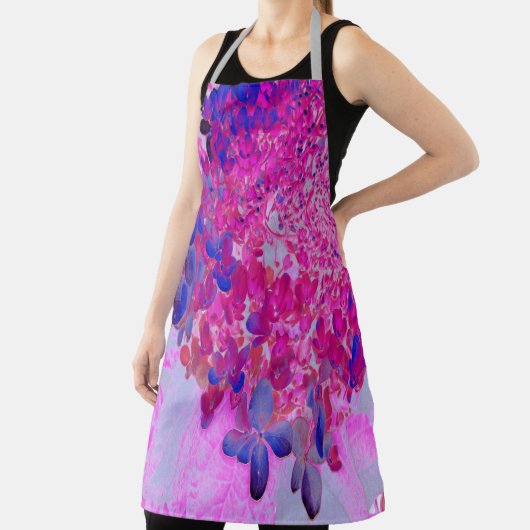 Elegant Fuchsia and Dark Blue Limited Hydrangea Schort (Insitu)