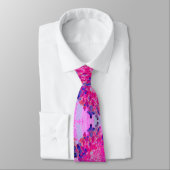 Elegant Fuchsia and Dark Blue Limited Hydrangea Stropdas (Gebonden)