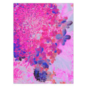 Elegant Fuchsia and Dark Blue Limited Hydrangea Tafelkleed (Voorkant)