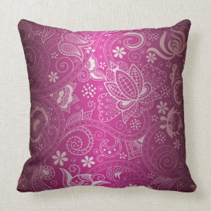 Elegant Fuchsia Pillow Kussen