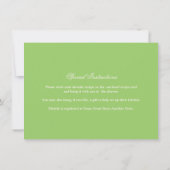 Elegant Fuchsia Pink Green Floral Vrijgezellenfees Kaart (Achterkant)