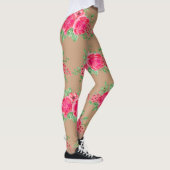 Elegant Fuchsia roze roze roze Leggings van de hui (Rechts)