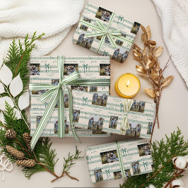 Elegant Fun Fa La Bow  Muziek Fotocollage Inpakpapier Vel