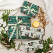 Elegant Fun Fa La Bow  Muziek Fotocollage Inpakpapier Vel