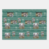 Elegant Fun Fa La Bow  Muziek Fotocollage Inpakpapier Vel (Voorkant)