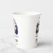 Elegant Fun Graduate Tossed Cap Class of 2026  Papieren Bekers (Rechts)