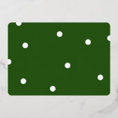 Elegant Fun Merry kerst Aangepaste foto Folie Feestdagenkaart (Achterkant)