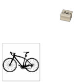 Elegant Fun Retro Bicycle Cool Personal Stationery Rubberstempel (Gestempeld)