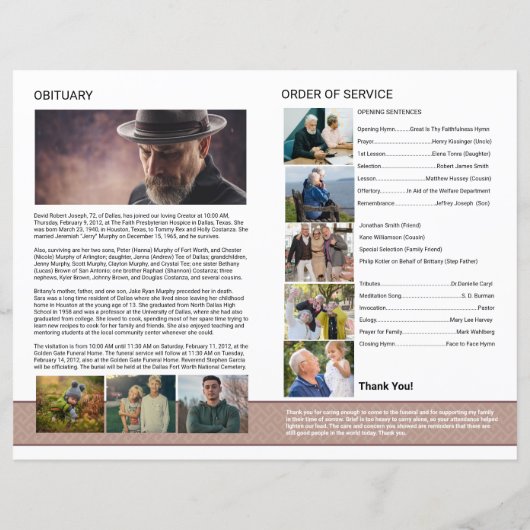 Elegant Funeral (Achterkant)