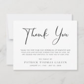 Elegant Funeral Bedankt (Voorkant)