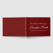 Elegant Funeral Guestbook Gastenboek (Volledig)