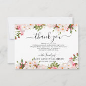 Elegant Funeral Hartelijk dank Bedankkaart (Voorkant)