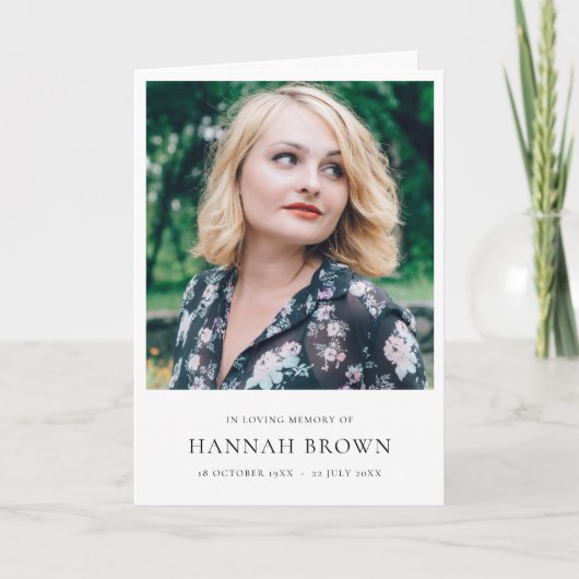 Elegant Funeral | Minimale dienstregeling Programma (Voorkant)