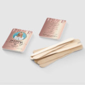 Elegant Funeral | Moderne feestdag Handwaaier (Niet-gemonteerd)