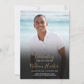 Elegant Funeral Photo Order of Service Programme (Voorkant)