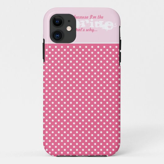 Elegant Funny Polka Dot Wedding Cell Case (Achterkant)