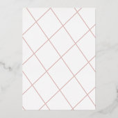 Elegant Future Mrs Vrijgezellenfeest Roos Gold Foi Folie Uitnodiging (Achterkant)